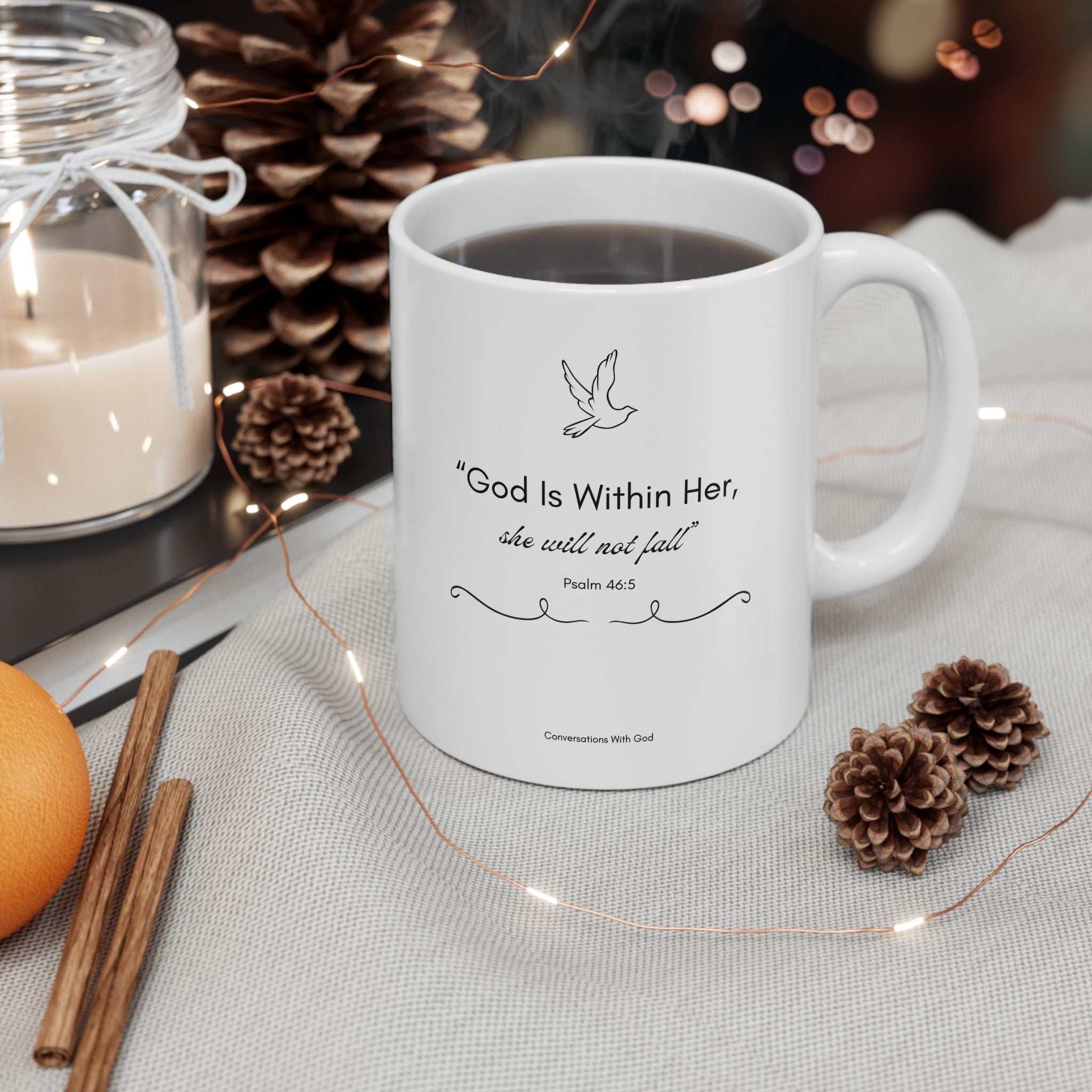 “God Is Within Her” Psalm 46:5 Mug
