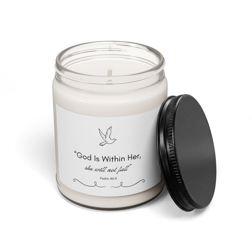 "God Is Within Her" Psalm 46:5 Candle